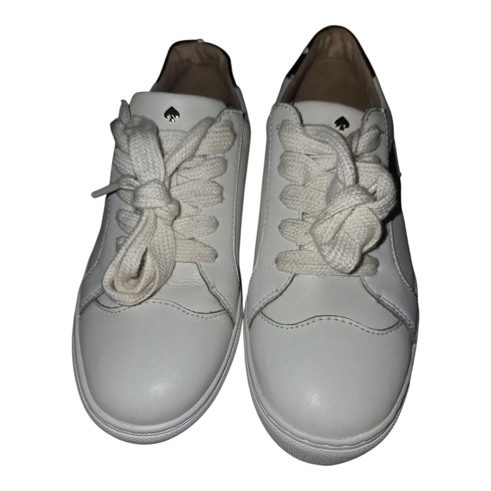 KATE SPADE NEW‎ YORK WOMENS SNEAKERS POLKA DOT SPADE SIZE 8B